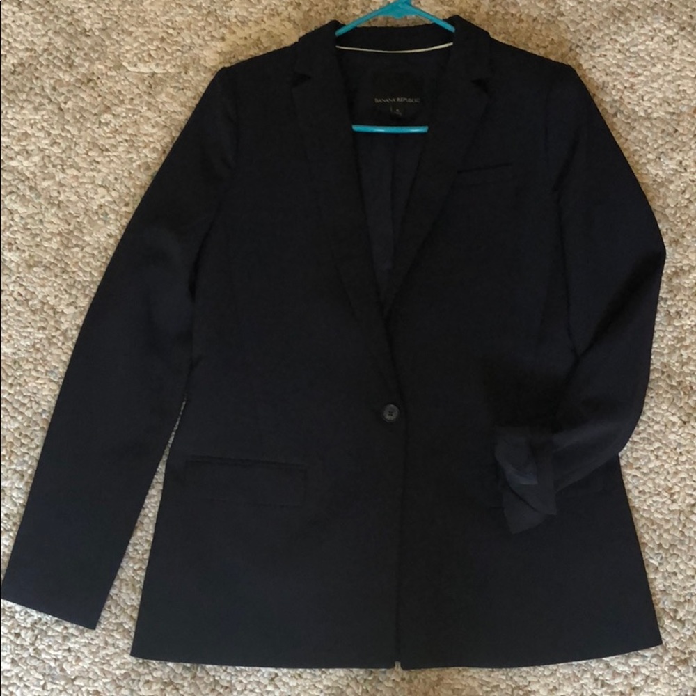 Banana Republic Blazer Navy Blue